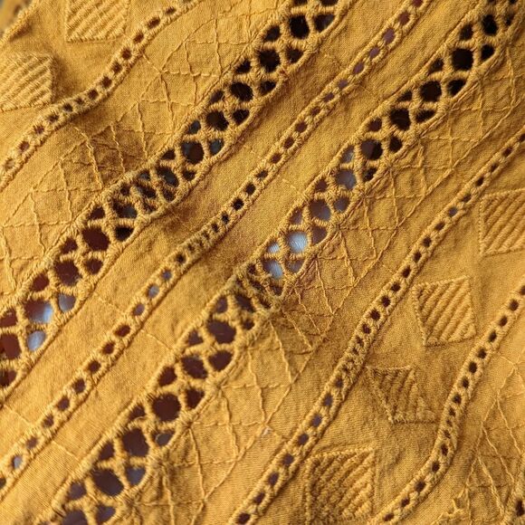 Anthtopologie x Shoshanna Marta tunic Dress 3/4 Sleeve in Mango sz 4 AS IS - Picture 14 of 16